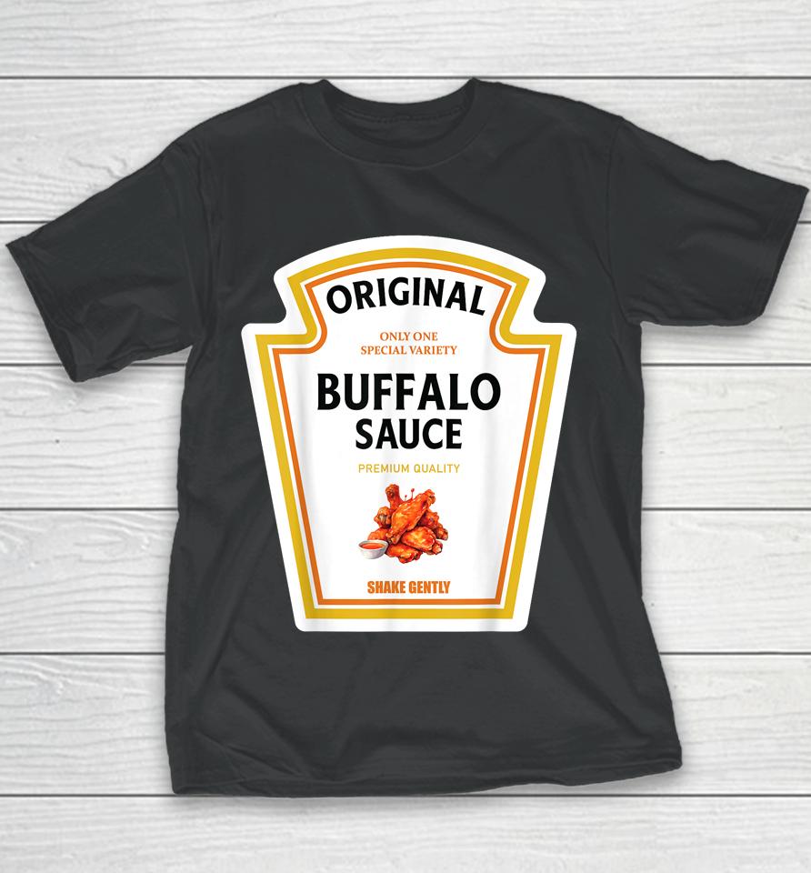 Buffalo Sauce Halloween 2023 Costume Family Matching Ketchup Youth T-Shirt