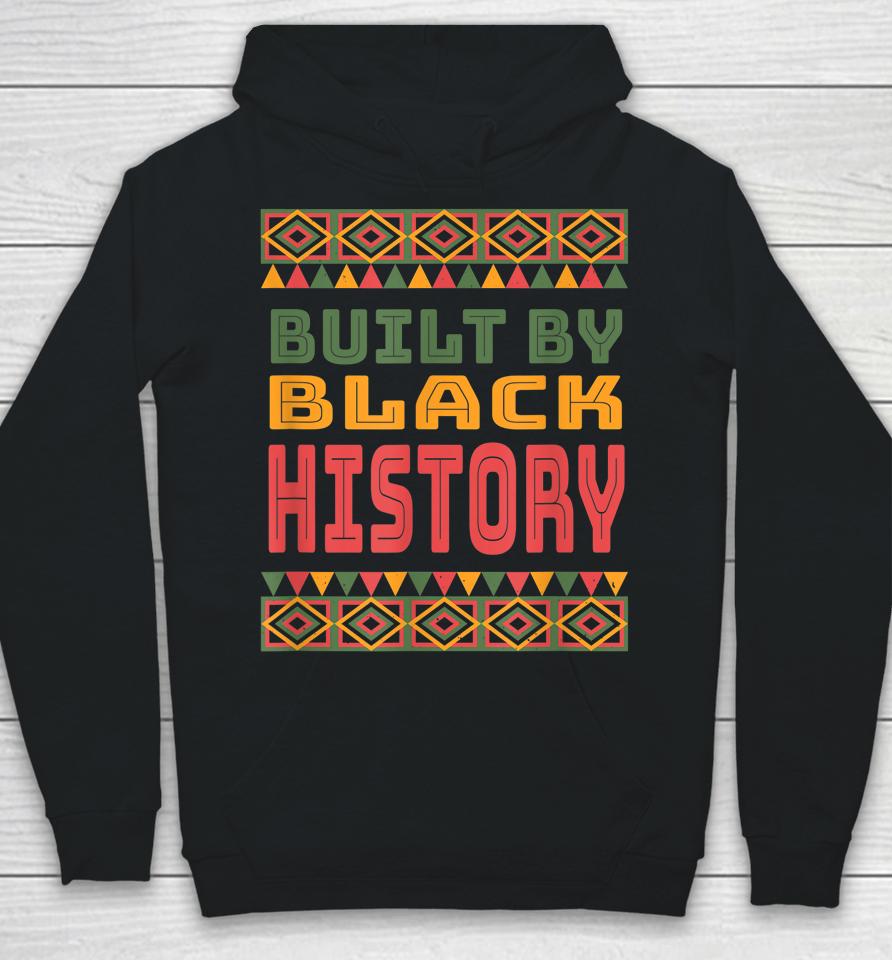 Built By Black History Month Pan African Flag Tribal Print Hoodie
