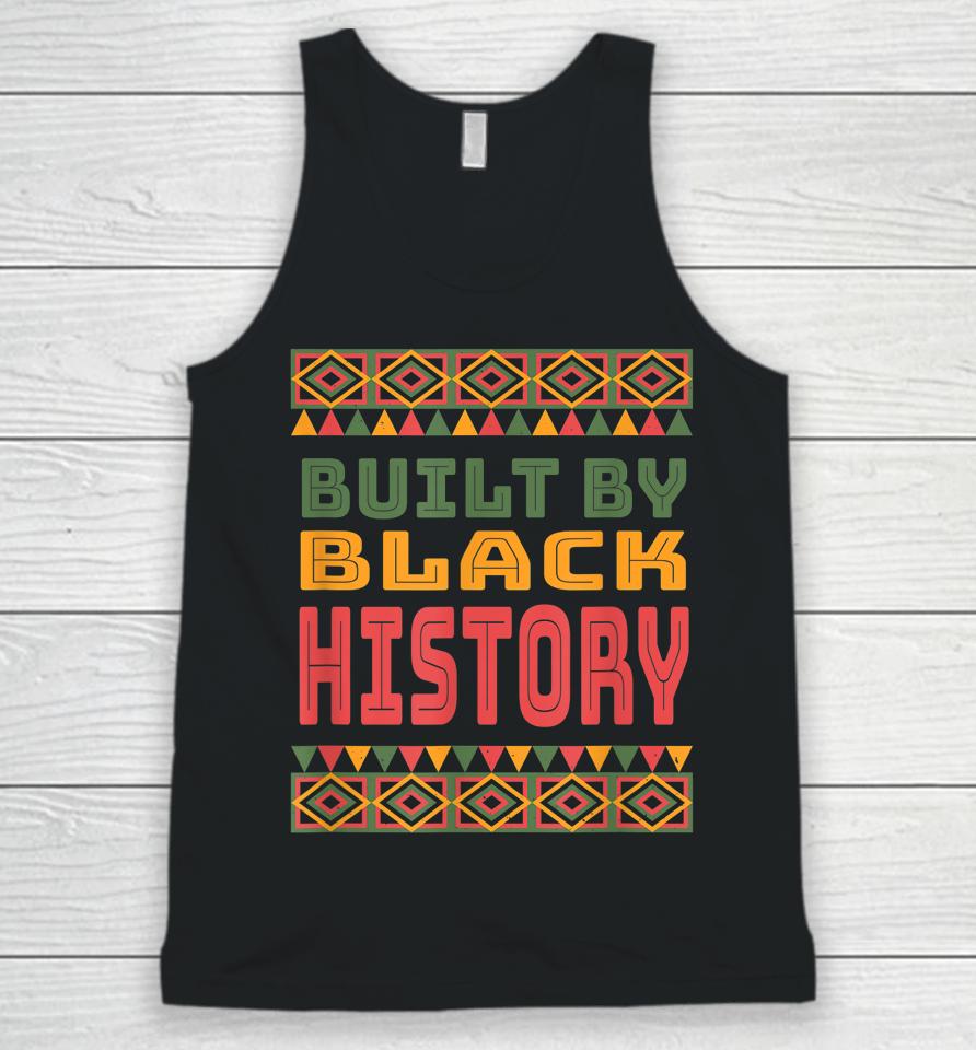Built By Black History Month Pan African Flag Tribal Print Unisex Tank Top