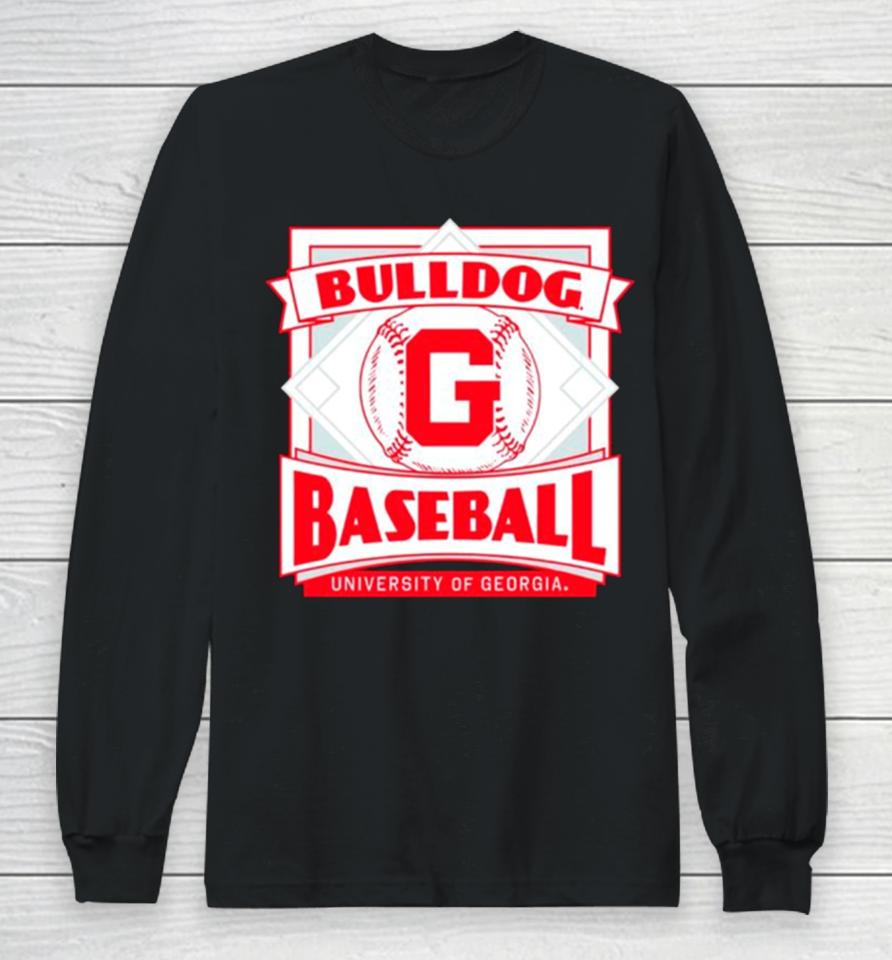 Bulldogs Baseball University Of Georgia Retro Long Sleeve T-Shirt