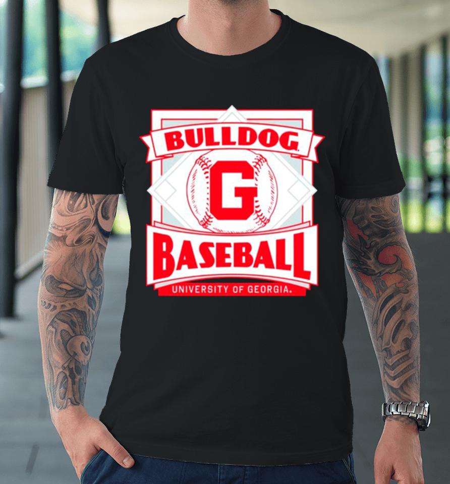 Bulldogs Baseball University Of Georgia Retro Premium T-Shirt