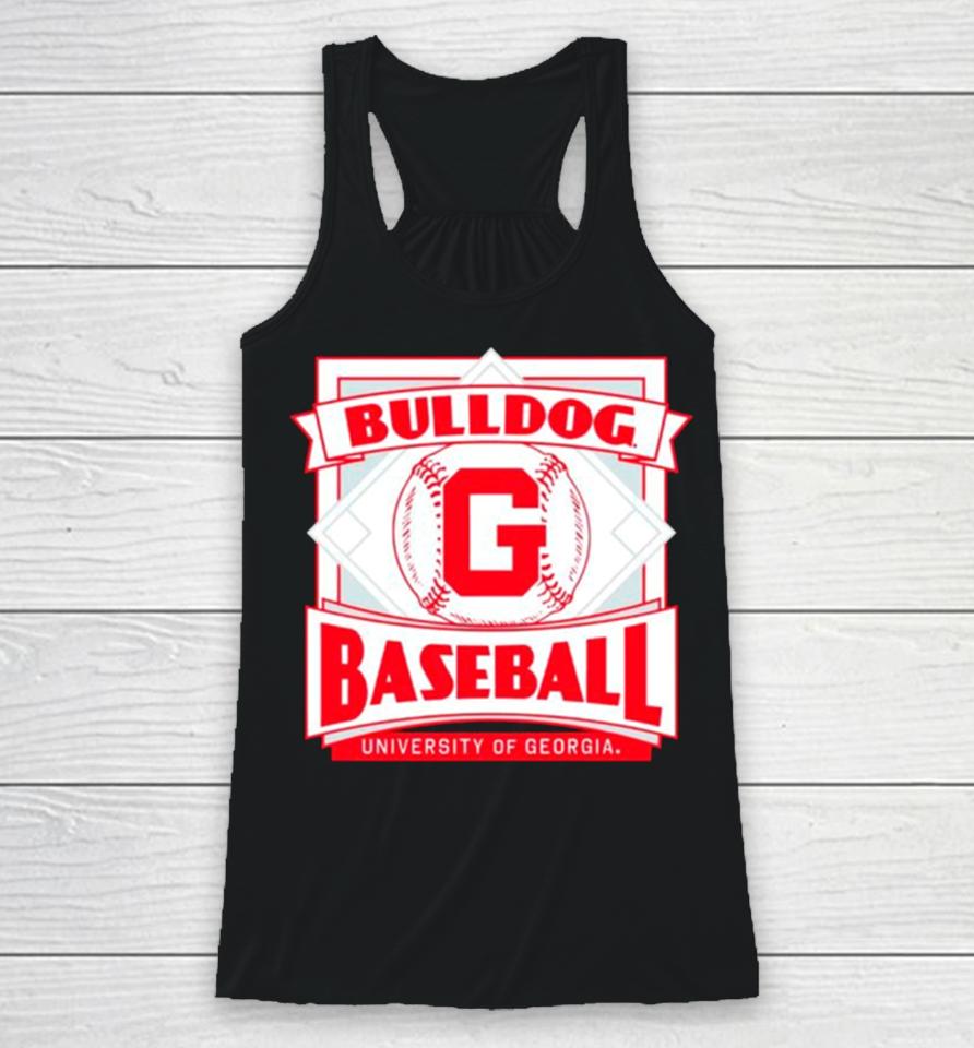 Bulldogs Baseball University Of Georgia Retro Racerback Tank