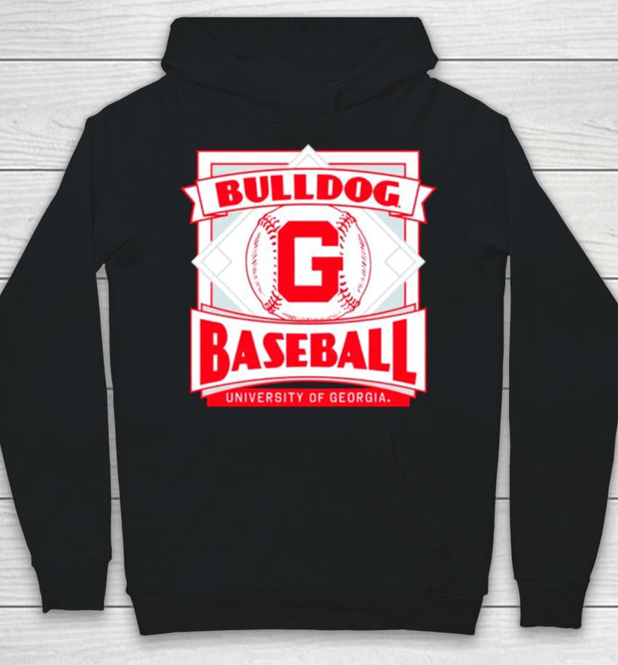 Bulldogs Baseball University Of Georgia Retro Hoodie