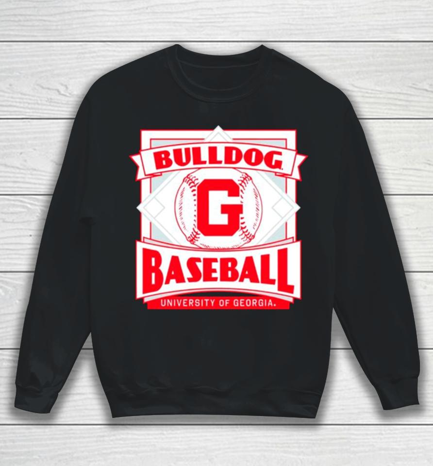 Bulldogs Baseball University Of Georgia Retro Sweatshirt