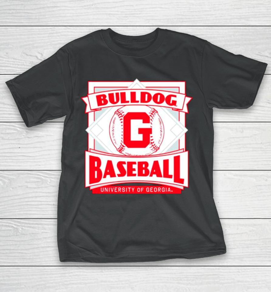 Bulldogs Baseball University Of Georgia Retro T-Shirt