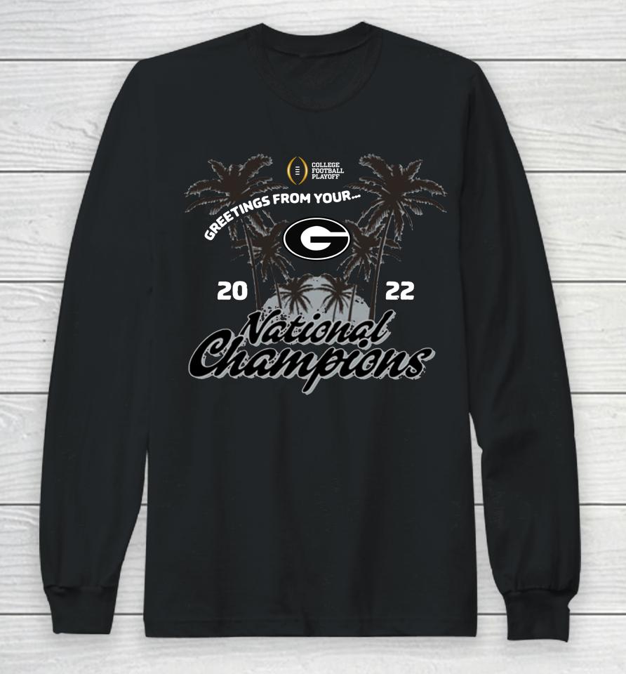Bulldogs College Football Playoff 2023 National Champions Long Sleeve T-Shirt