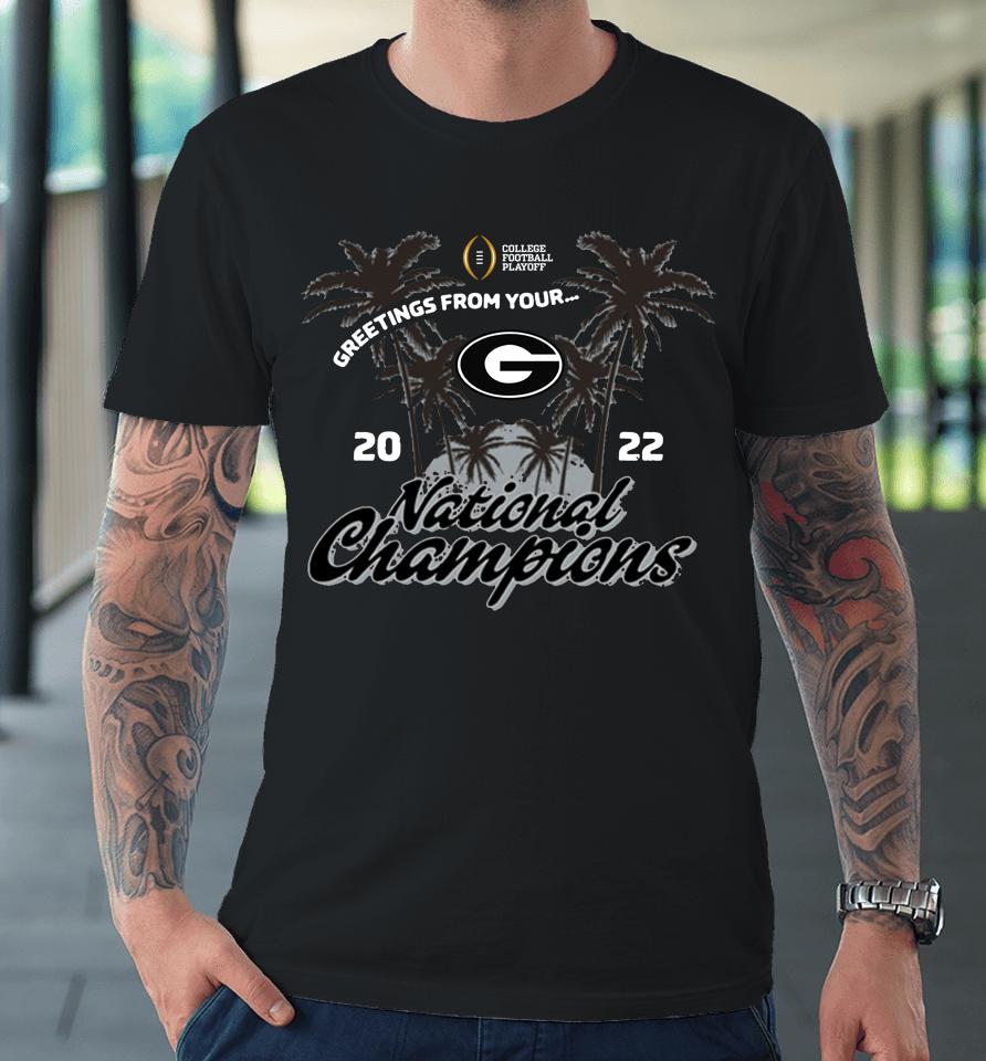 Bulldogs College Football Playoff 2023 National Champions Premium T-Shirt