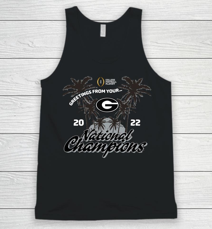 Bulldogs College Football Playoff 2023 National Champions Unisex Tank Top