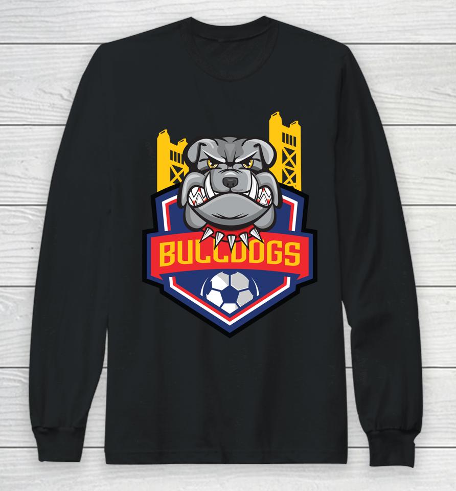 Bulldogs Soccer Long Sleeve T-Shirt