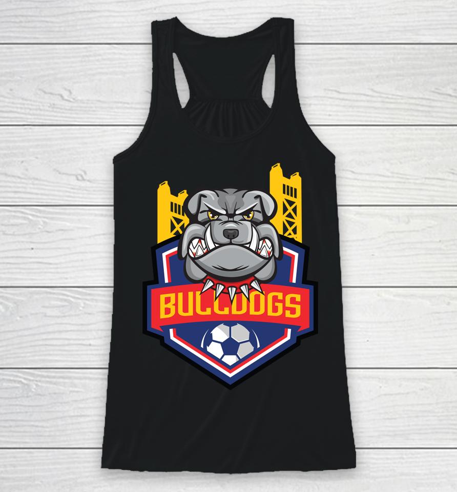Bulldogs Soccer Racerback Tank