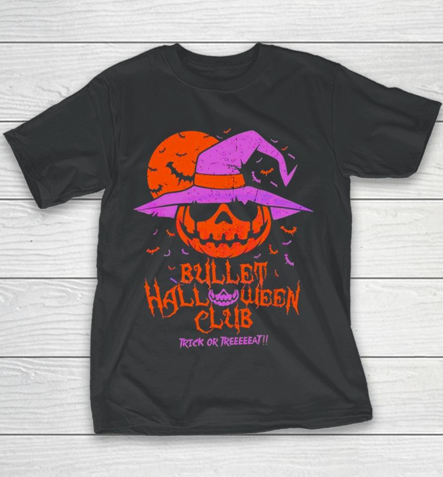 Bullet Club Bad Moon Trick Or Treat Halloween Youth T-Shirt