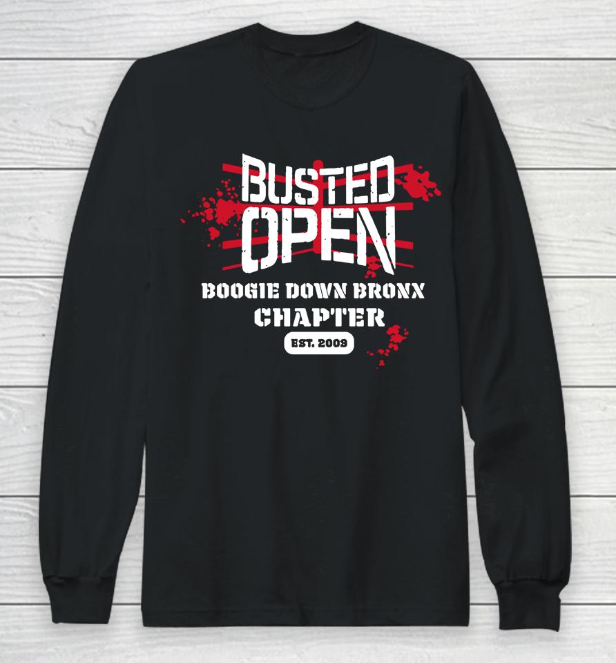 Bully Ray Busted Open Boogie Down Bronx Chapter Long Sleeve T-Shirt