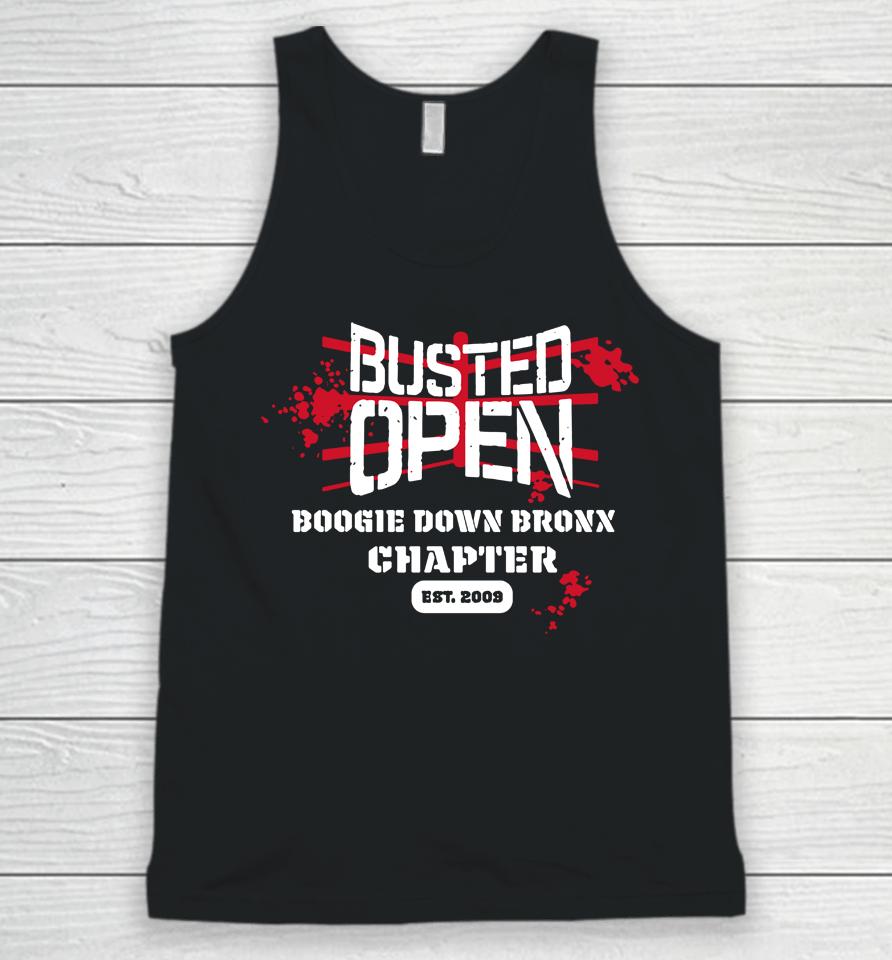 Bully Ray Busted Open Boogie Down Bronx Chapter Unisex Tank Top