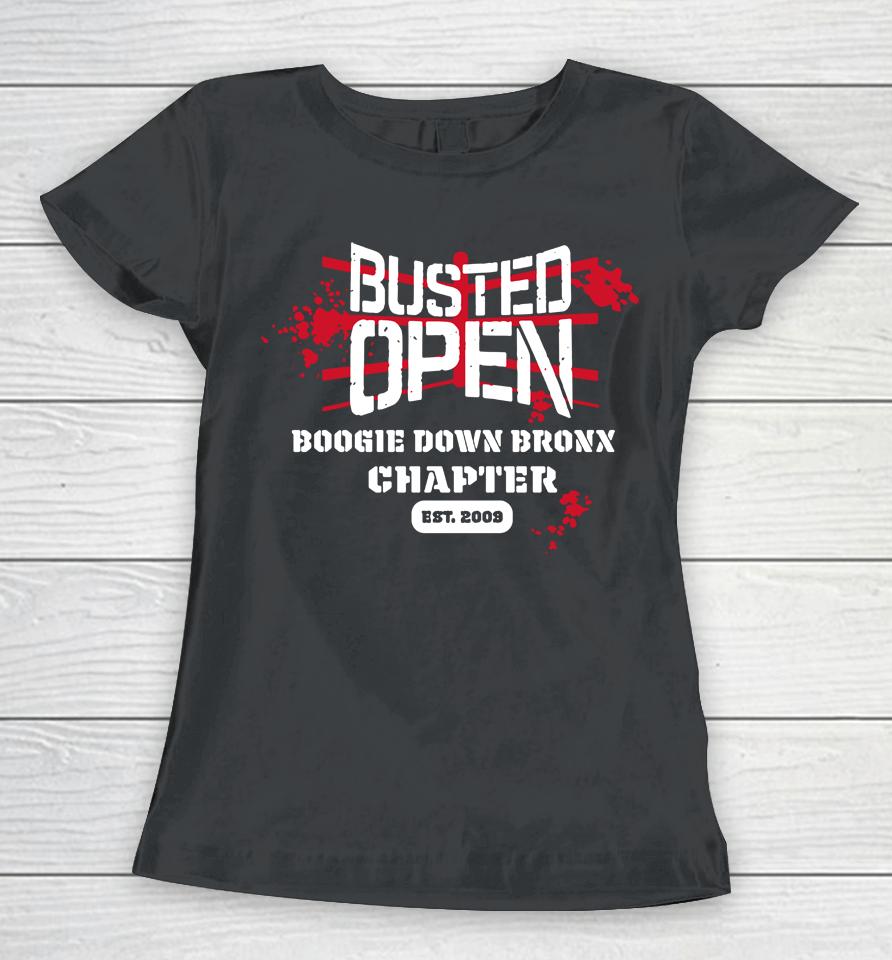 Bully Ray Busted Open Boogie Down Bronx Chapter Women T-Shirt