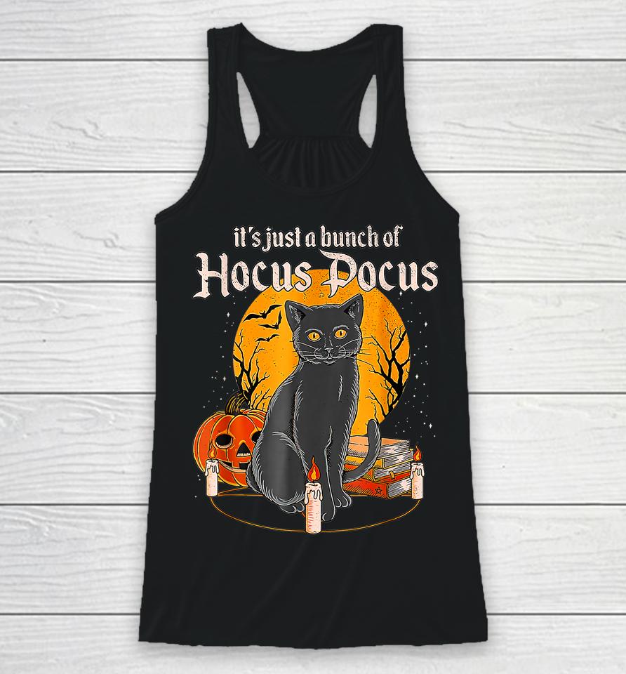 Bunch Of Hocus Pocus Cat Gift Racerback Tank