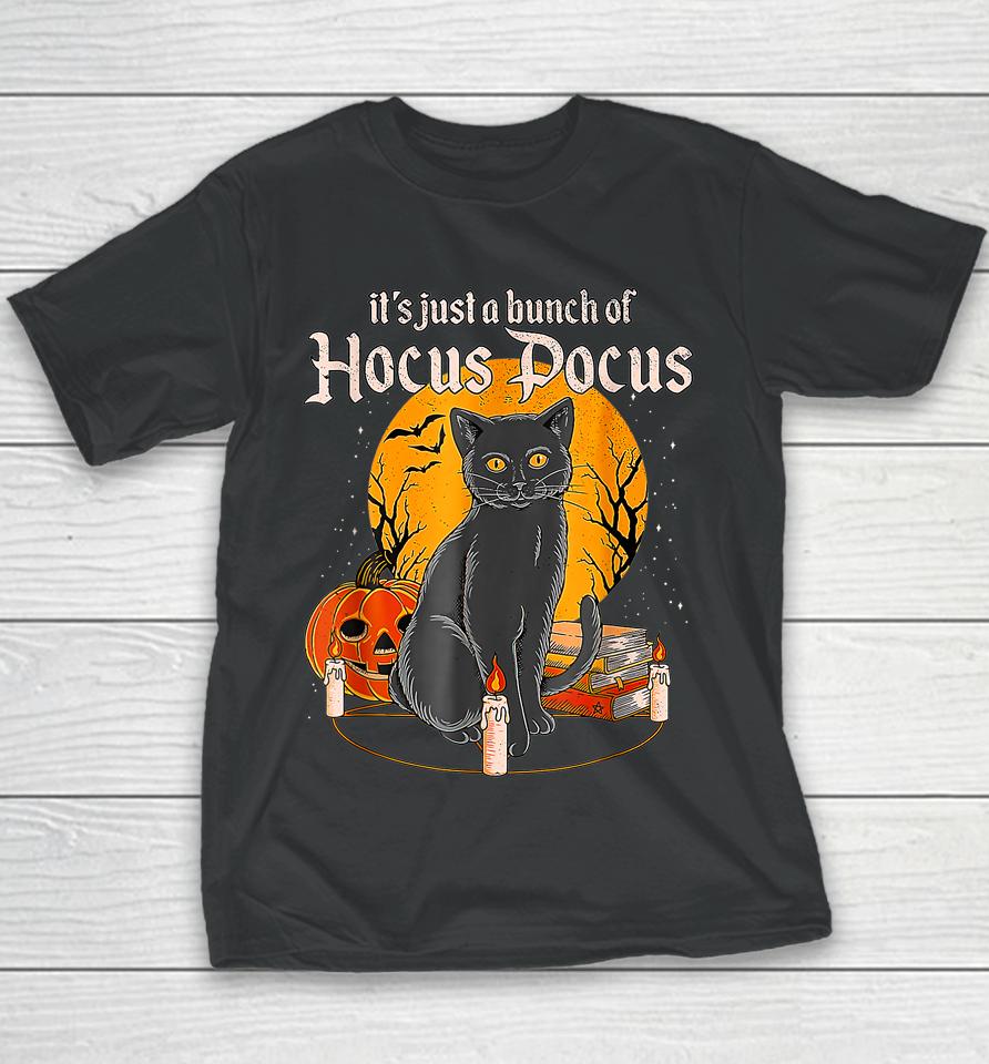 Bunch Of Hocus Pocus Cat Gift Youth T-Shirt