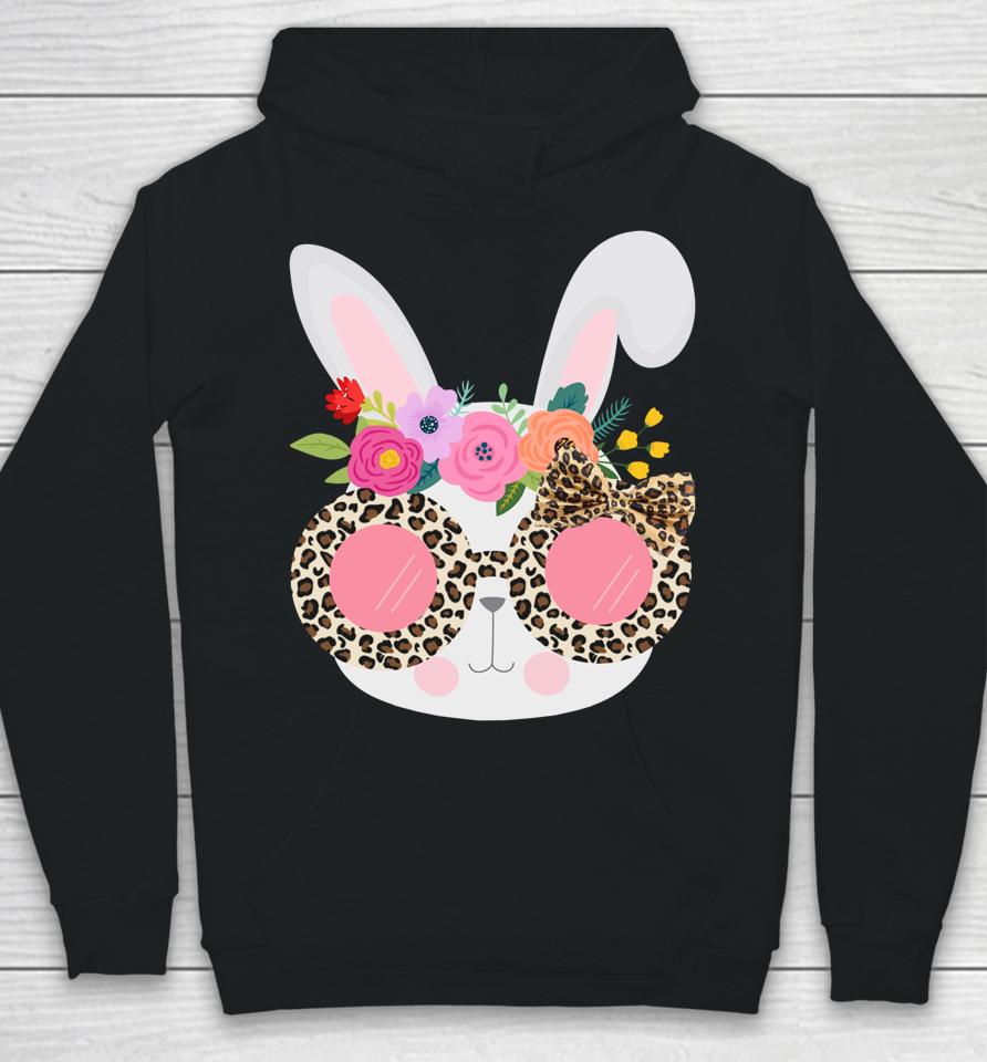 Bunny Face Leopart Print Easter Basket Stuffer For Teen Girl Hoodie