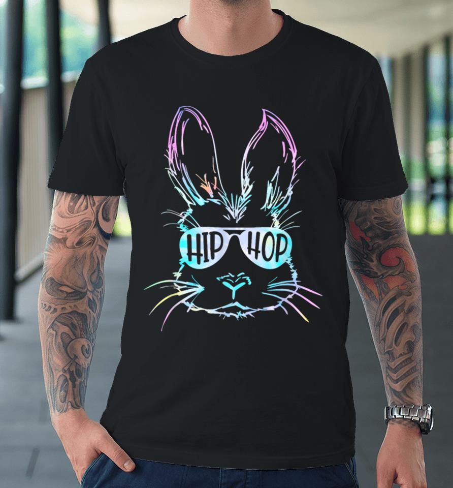 Bunny Face With Sunglasses For Boys Men Kids Easter Day Premium T-Shirt