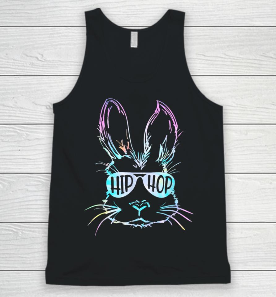 Bunny Face With Sunglasses For Boys Men Kids Easter Day Unisex Tank Top