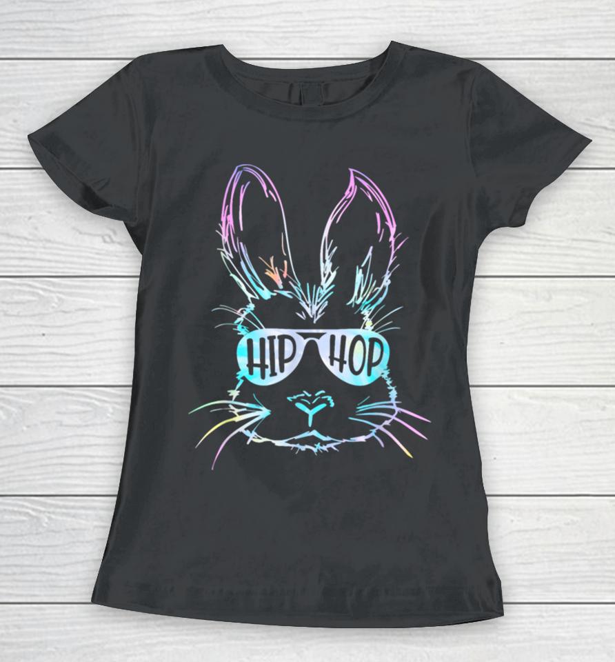 Bunny Face With Sunglasses For Boys Men Kids Easter Day Women T-Shirt