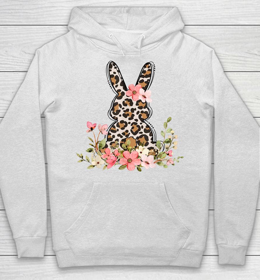 Bunny Floral Leopard Cute Easter Day Hoodie