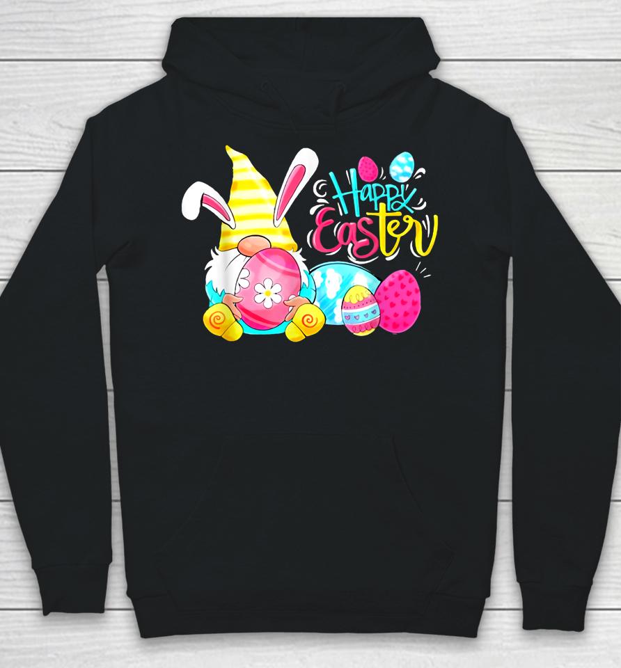 Bunny Gnome Hug Easter Eggs Happy Easter Day Hoodie