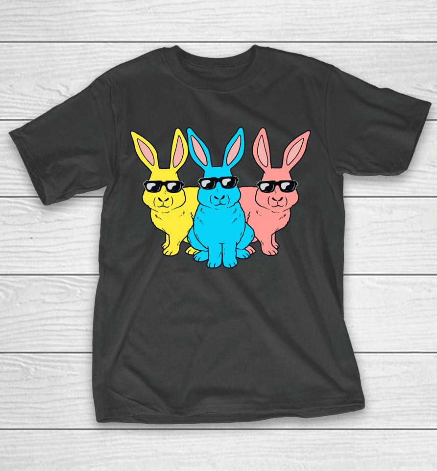 Bunny Hip Hop Trio Bunnies Boys Girls Easter T-Shirt