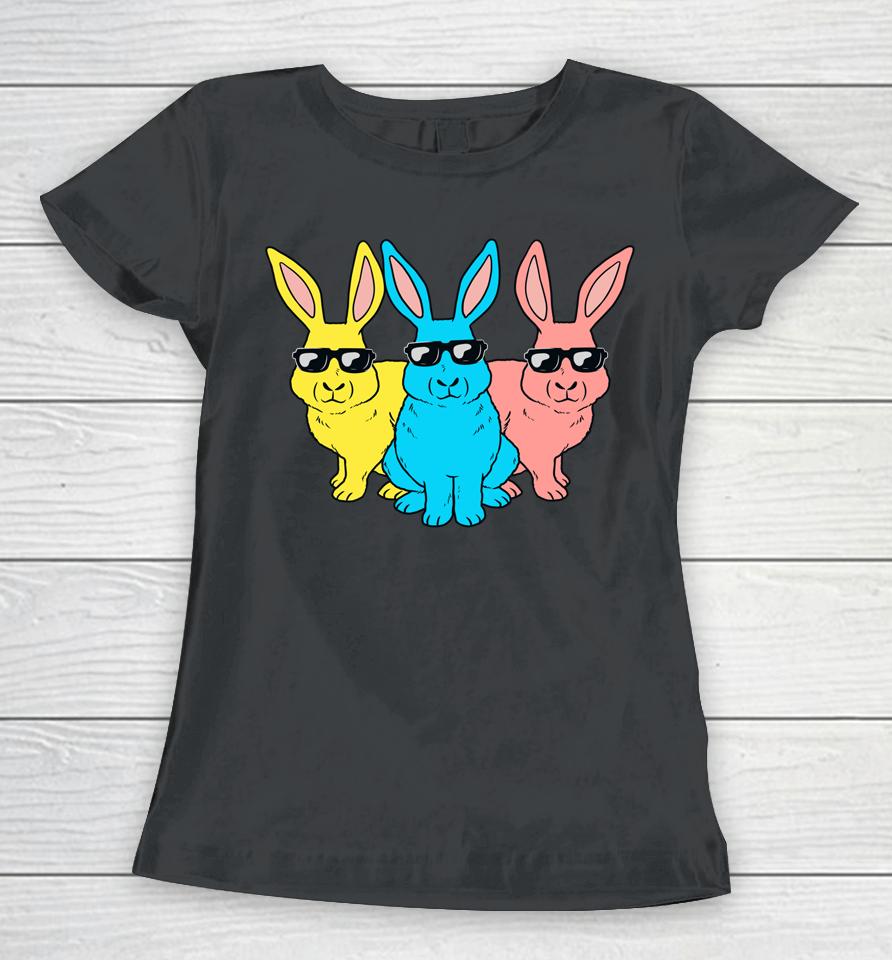 Bunny Hip Hop Trio Bunnies Boys Girls Easter Women T-Shirt