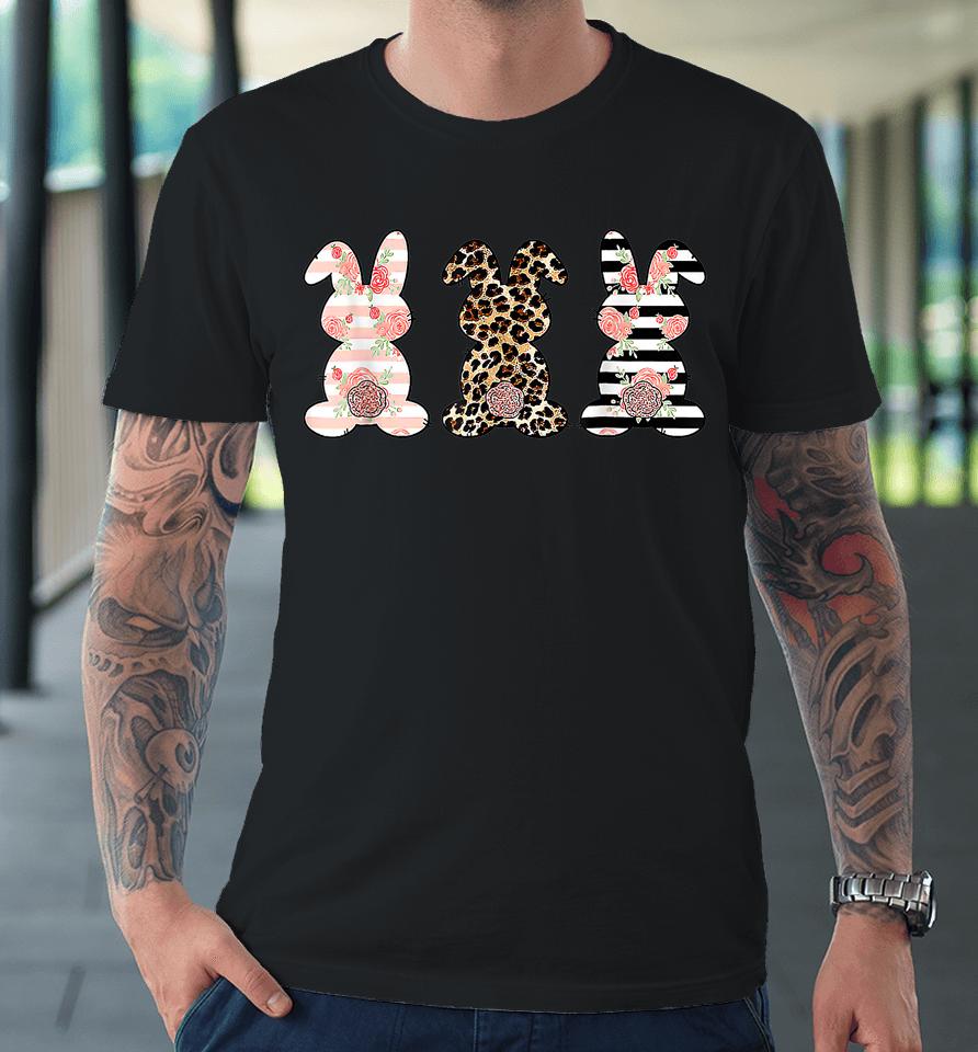 Bunny Pastel Spring Hunt Eggs Rabbit Happy Easter Day Outfit Premium T-Shirt