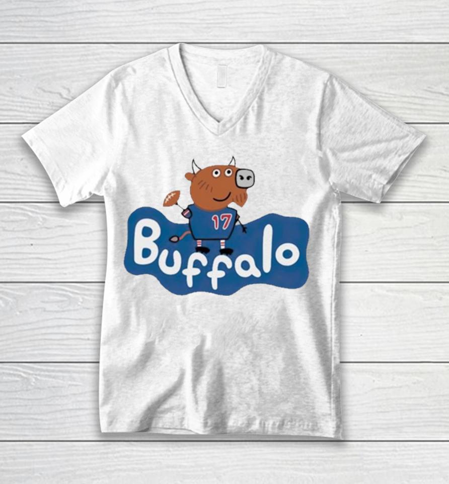 Buppa Buffalo Bills Josh Allen Unisex V-Neck T-Shirt