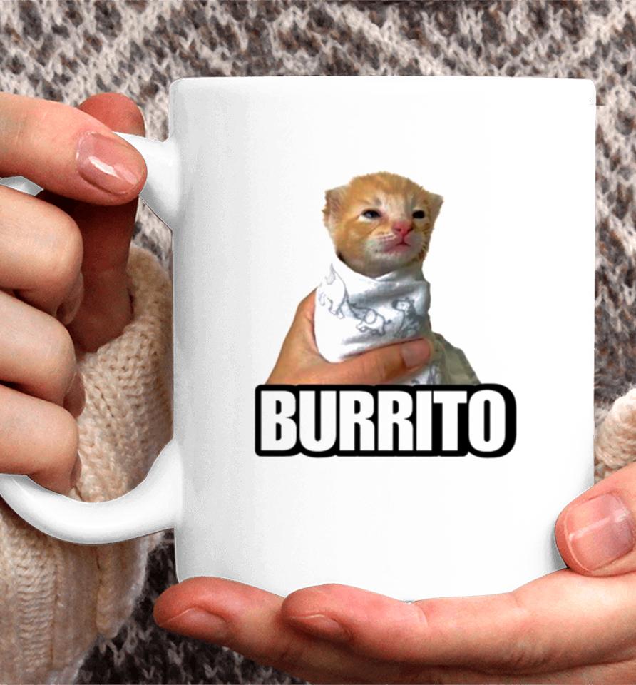 Burrito Baby Cat Cute Coffee Mug