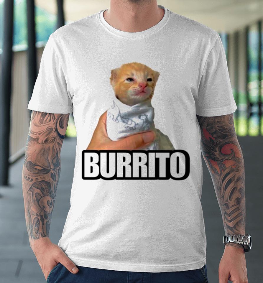 Burrito Baby Cat Cute Premium T-Shirt