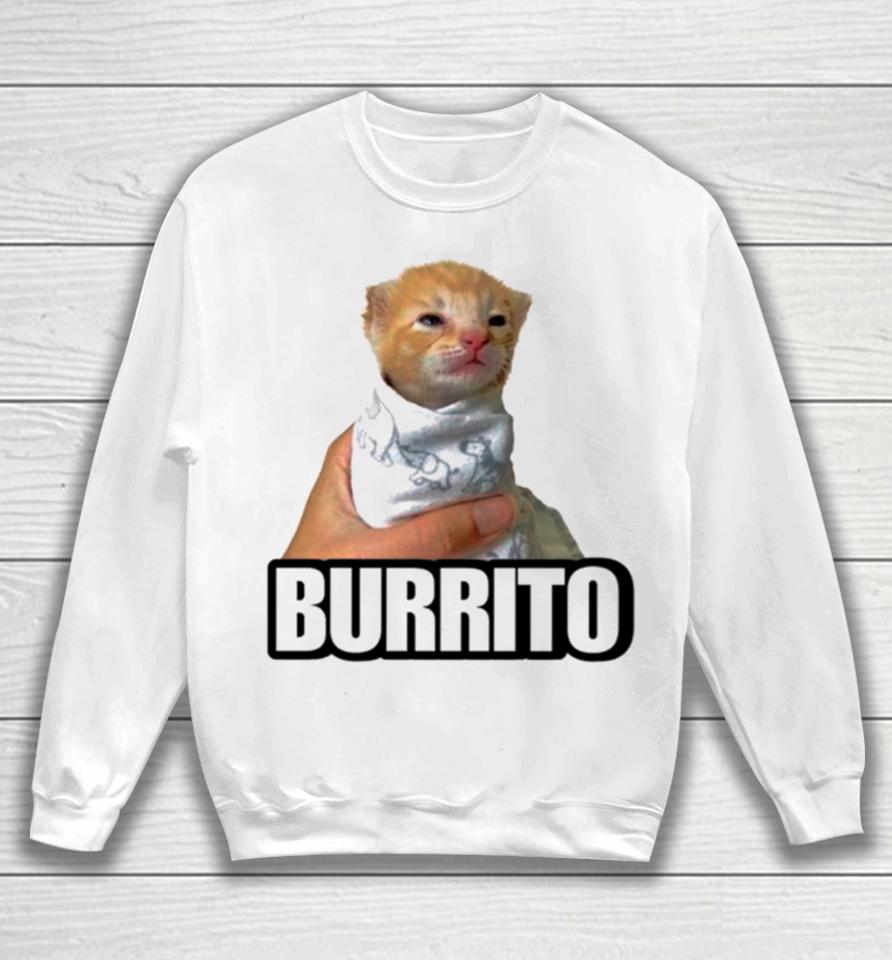 Burrito Baby Cat Cute Sweatshirt