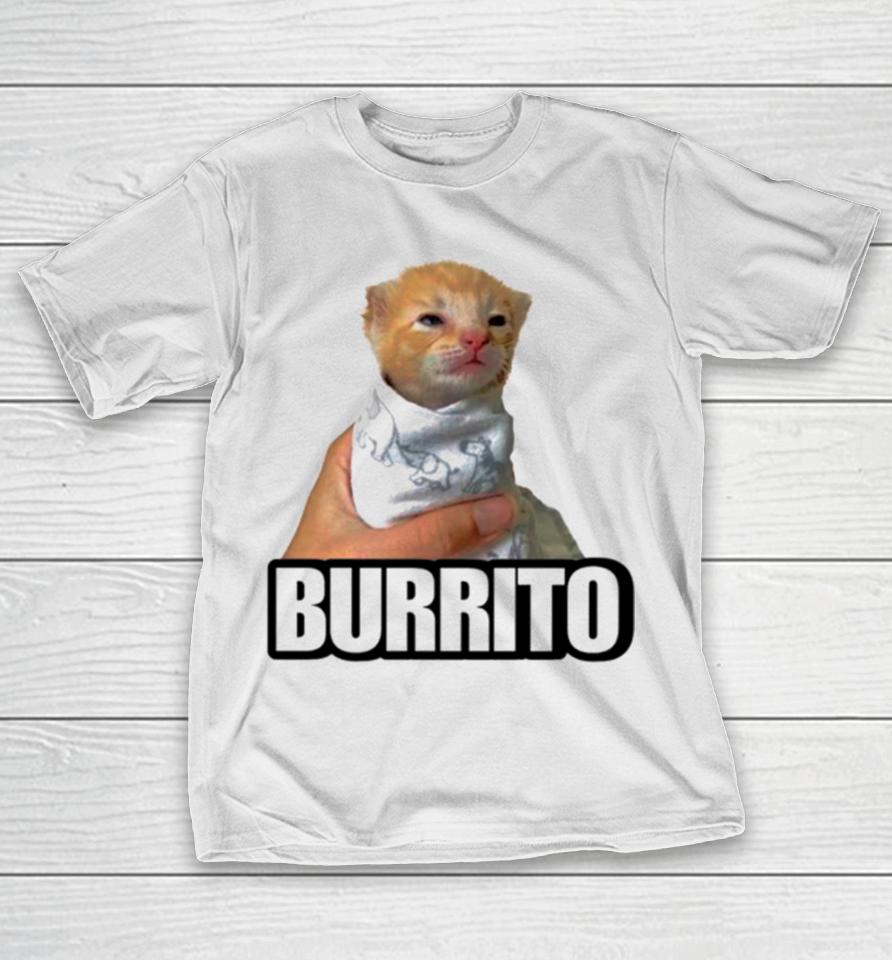 Burrito Baby Cat Cute T-Shirt