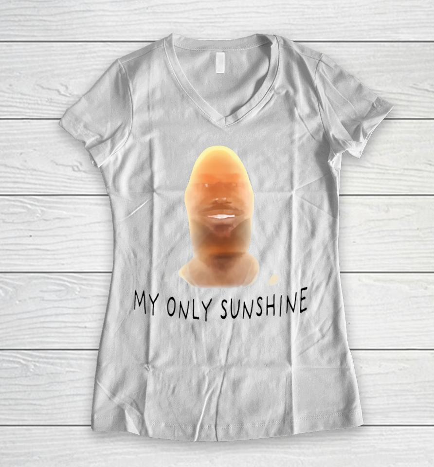 Bussinapparelco Lebron James My Only Sunshine Women V-Neck T-Shirt
