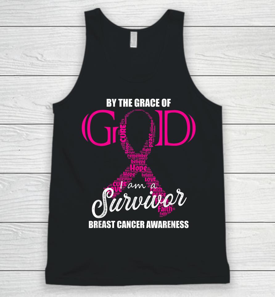 By The Grace Of God I Am A Breast Cancer Survivor Unisex Tank Top