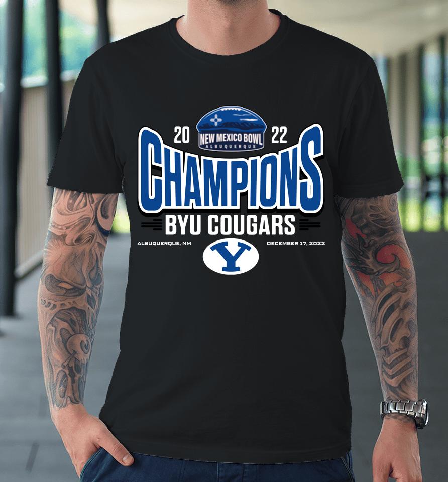 Byu Cougars 2022 Champion New Mexico Bowl Premium T-Shirt