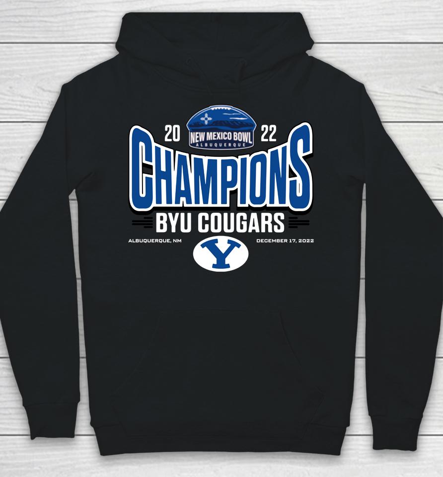 Byu Cougars 2022 Champion New Mexico Bowl Hoodie