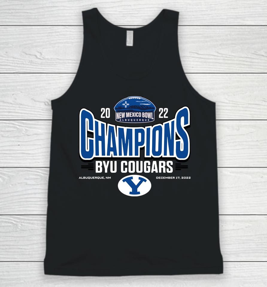 Byu Cougars 2022 Champion New Mexico Bowl Unisex Tank Top
