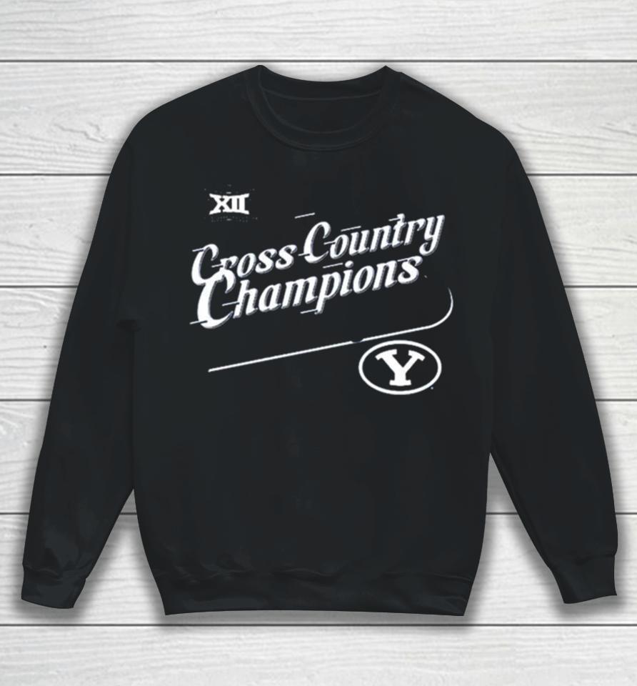 Byu Hoyas 2023 Big 12 Women’s Cross Country Champions Sweatshirt