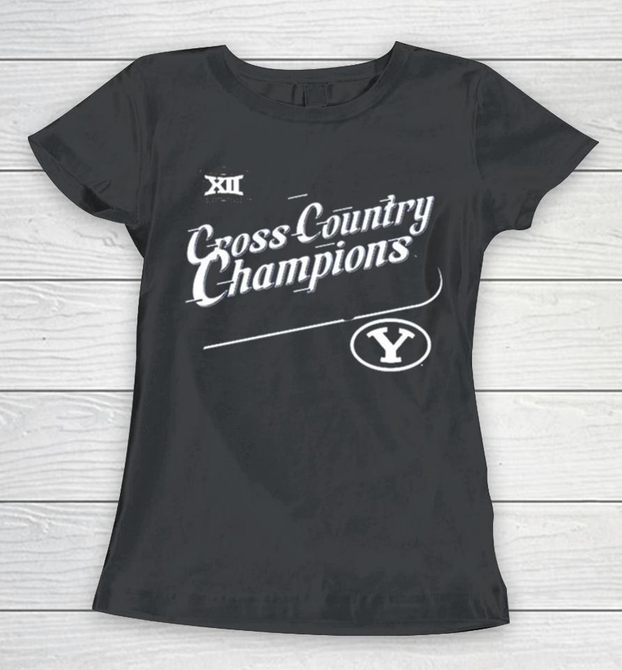 Byu Hoyas 2023 Big 12 Women’s Cross Country Champions Women T-Shirt