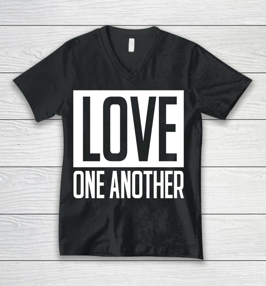 Byu Love One Another Unisex V-Neck T-Shirt