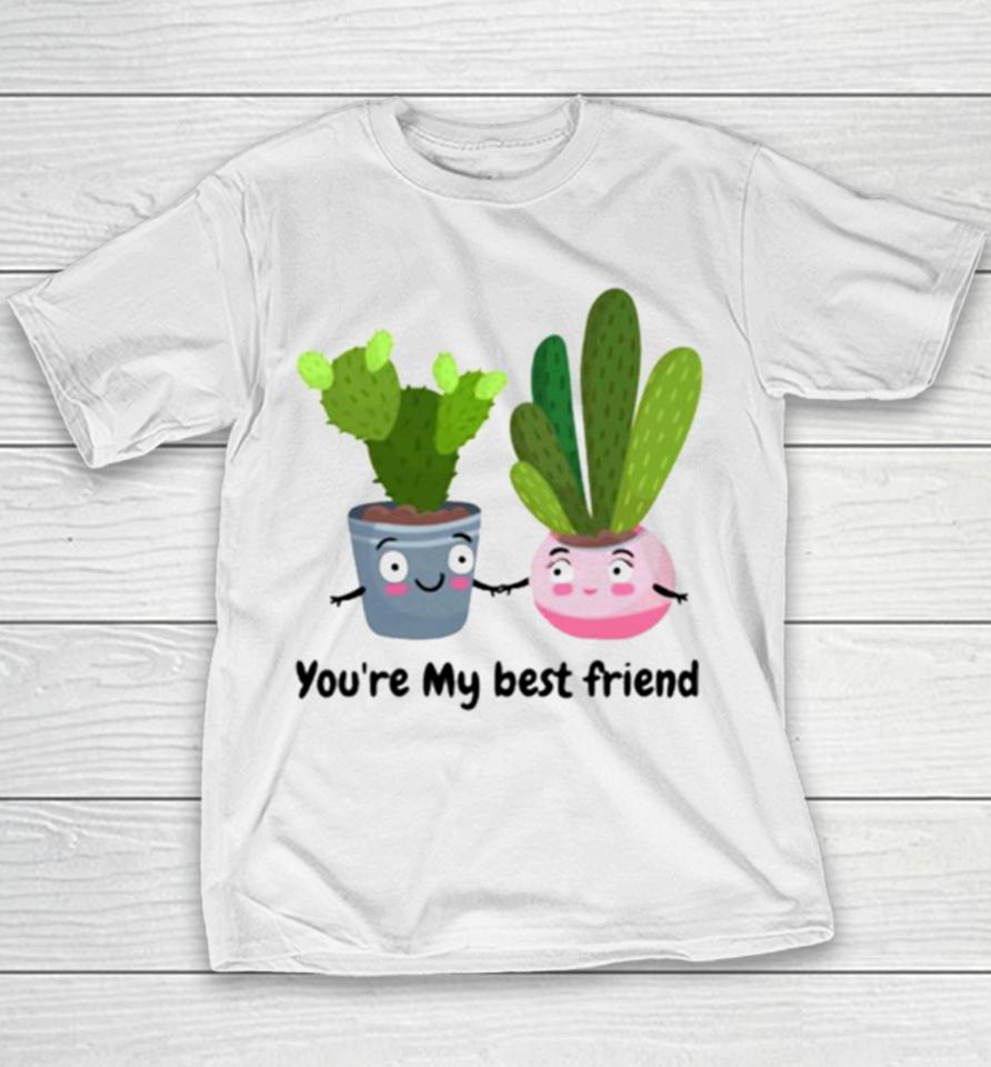 Cactus Friends You’re My Best Friend Youth T-Shirt