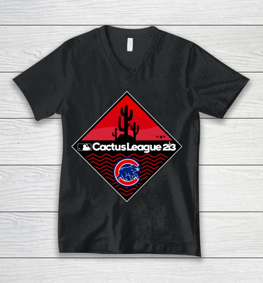 Cactus League Chicago Cubs 2023 Mlb Spring Training Diamond Unisex V-Neck T-Shirt