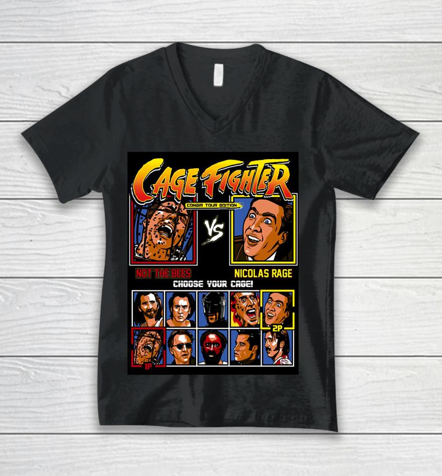 Cage Fighter Conair Tour Edition Unisex V-Neck T-Shirt