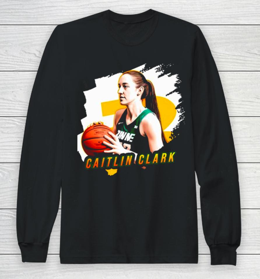 Caitlin Clark Goat Iowa Hawkeyes Ncaa Basketball Player Long Sleeve T-Shirt
