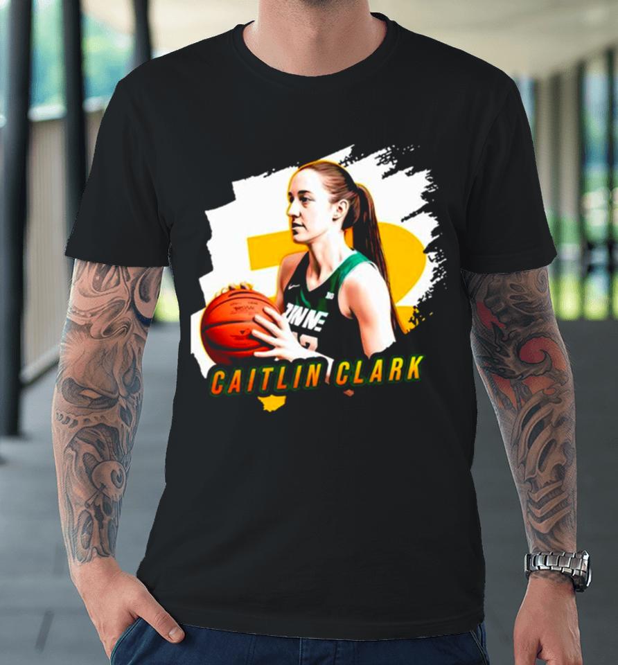 Caitlin Clark Goat Iowa Hawkeyes Ncaa Basketball Player Premium T-Shirt