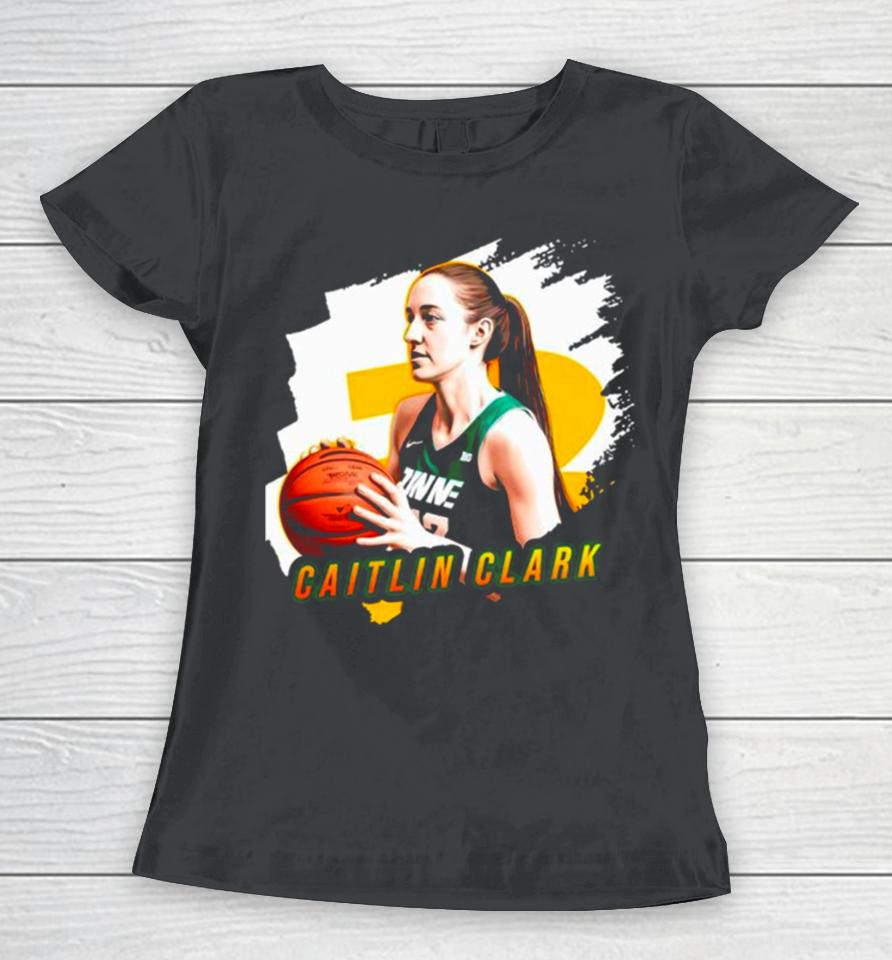 Caitlin Clark Goat Iowa Hawkeyes Ncaa Basketball Player Women T-Shirt
