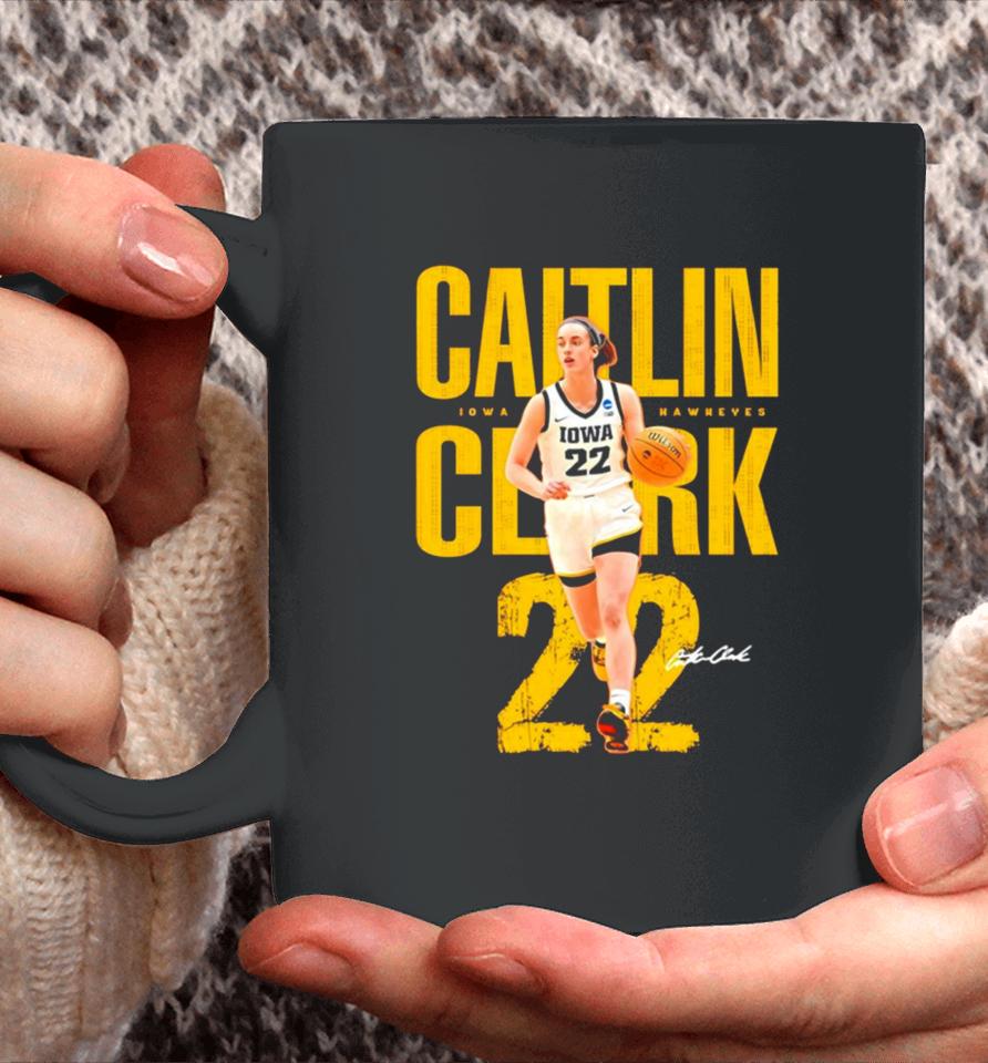 Caitlin Clark Player Iowa Hawkeyes 22 Signature Coffee Mug