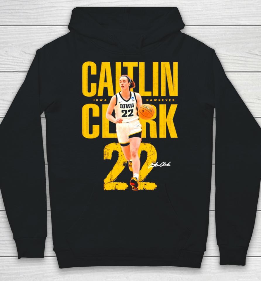 Caitlin Clark Player Iowa Hawkeyes 22 Signature Hoodie
